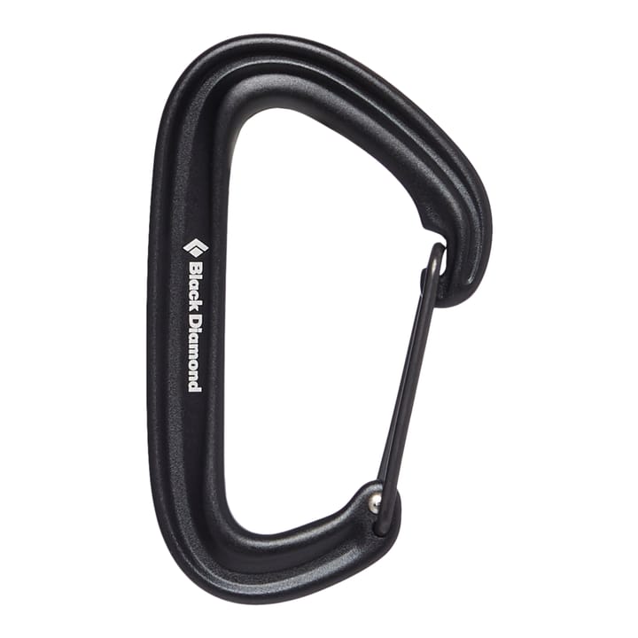 Black Diamond LiteWire Carabiner Black Black Diamond