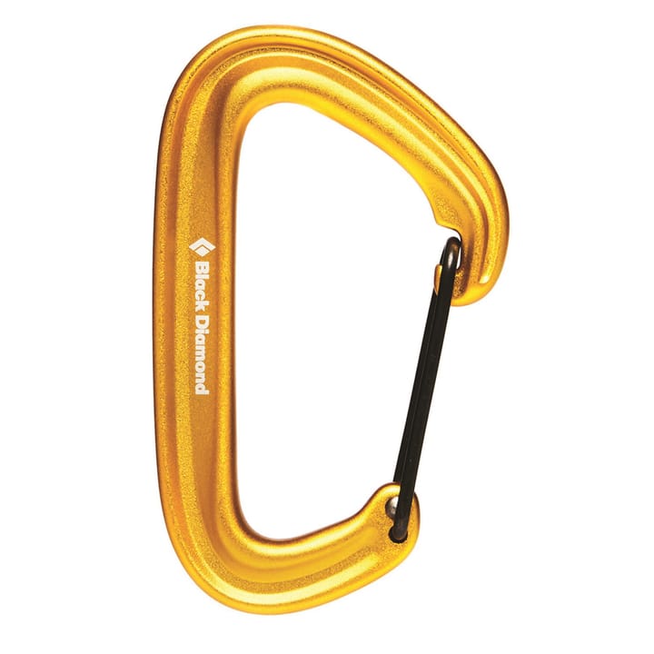 Black Diamond LiteWire Carabiner Yellow Black Diamond