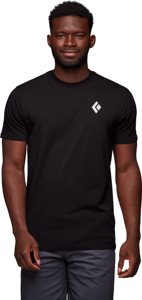 Black Diamond Men's Mountain Badge Tee Black Black Diamond