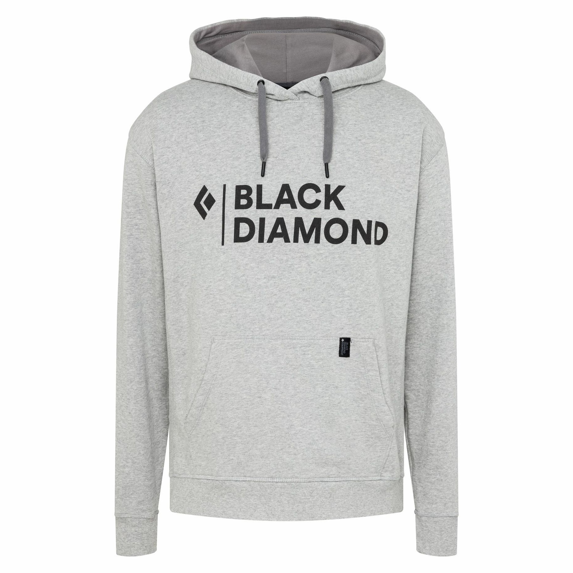 Black Diamond Men’s Stacked Logo Hoody Nickel Heather
