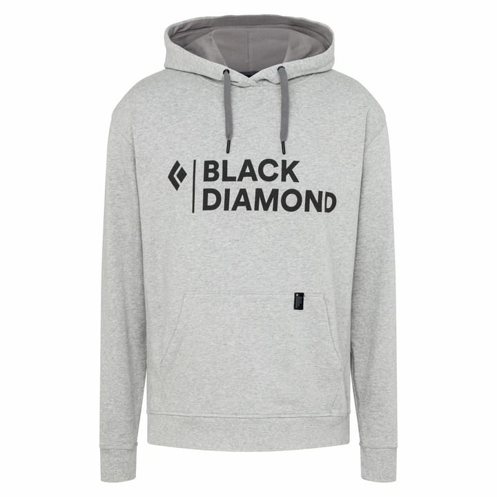 Men's Stacked Logo Hoody Nickel Heather Black Diamond