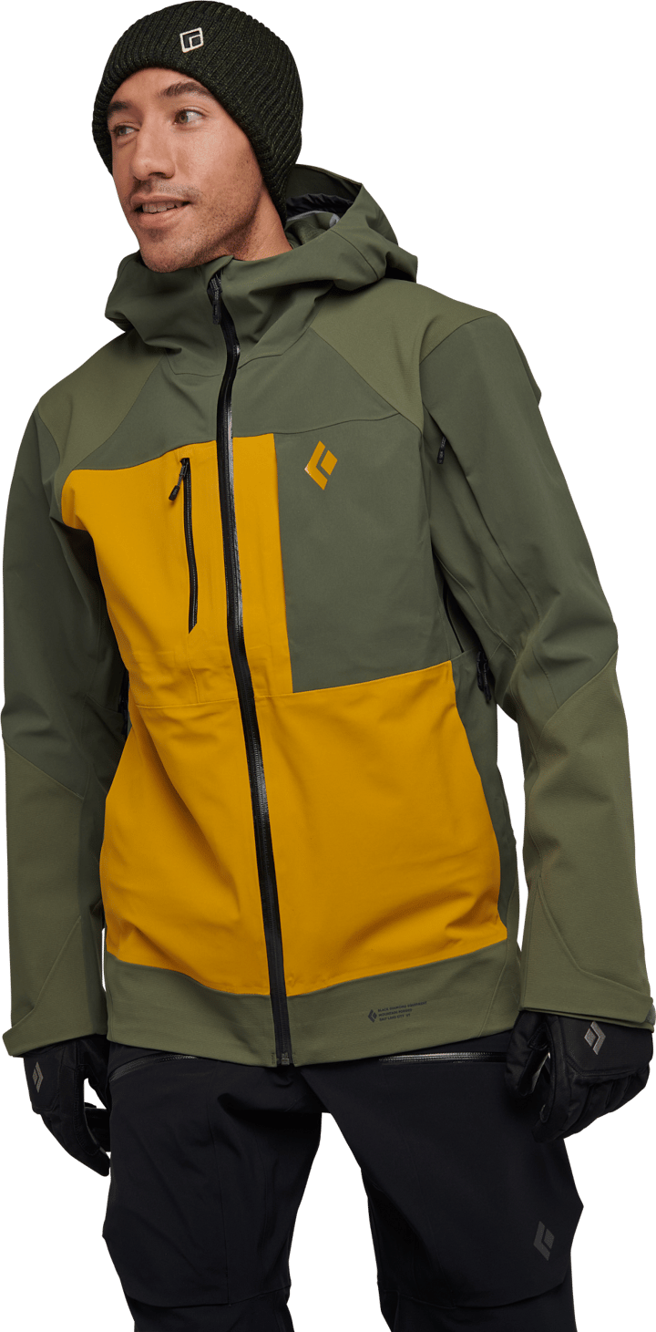 Black Diamond Men's Recon Pro Stretch Shell Tundra/Amber Black Diamond
