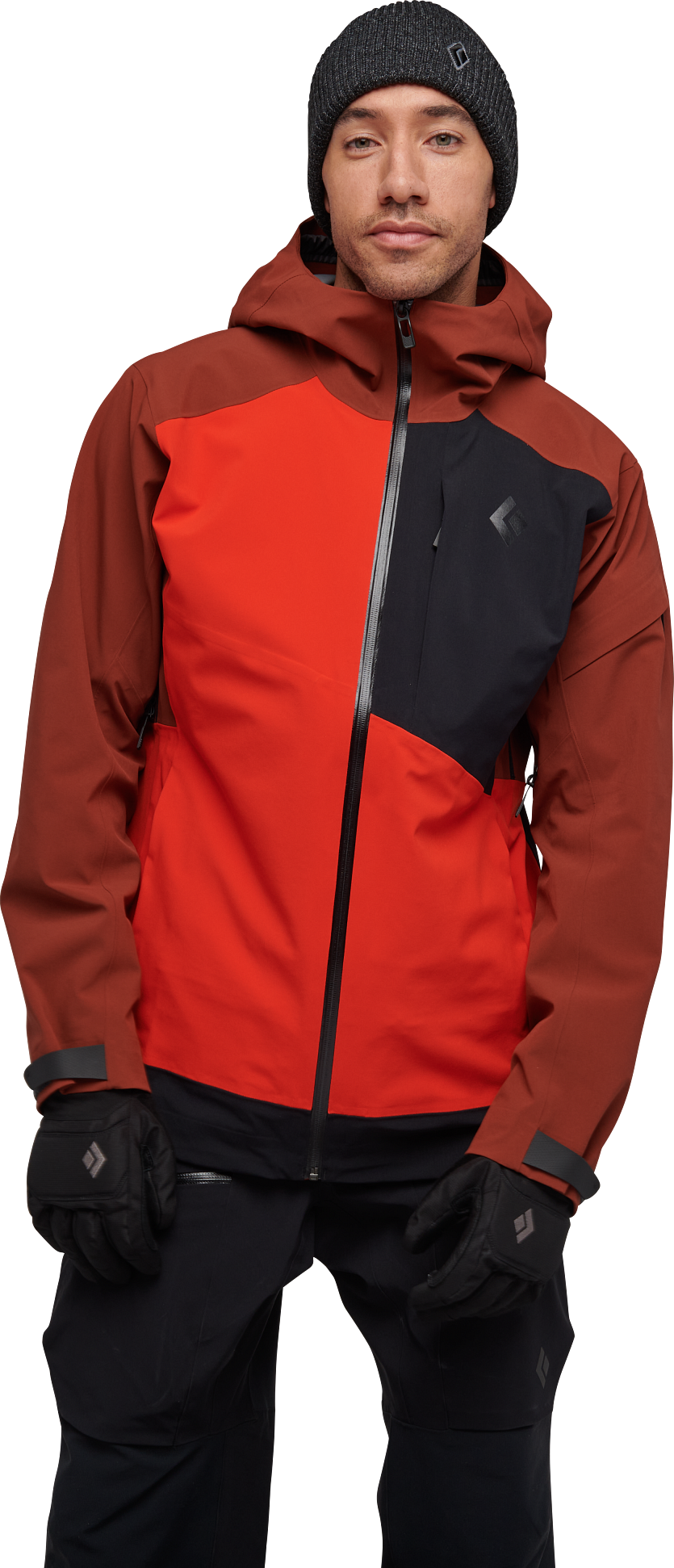 Black Diamond Men's Recon Stretch Ski Shell Jacket Mulled Cider/Black Octane