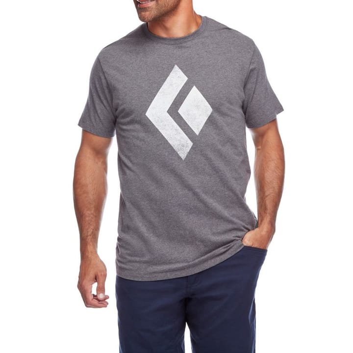 Black Diamond Men's Shortsleeve Chalked Up Tee Charcoal Heather Black Diamond Black Diamond Men's Shortsleeve Chalked Up Tee Charcoal Heather Black Diamond