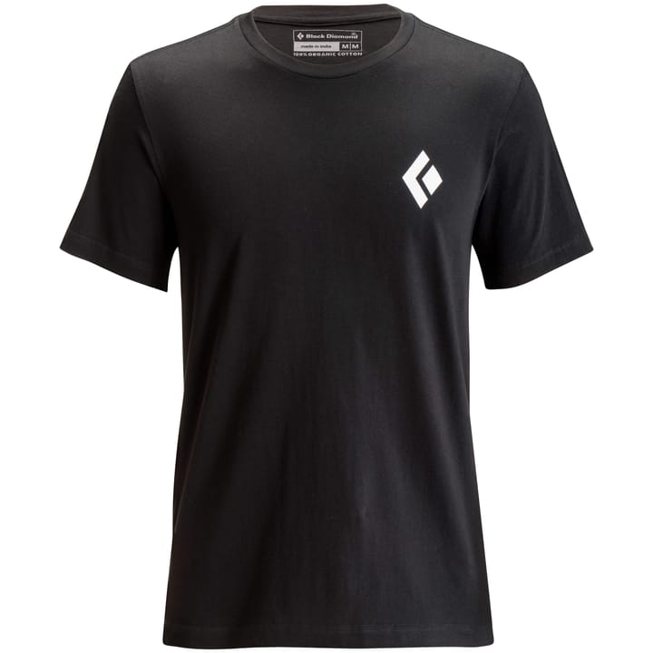 Men's SS Tee Equipment For Alpinist Black Black Diamond