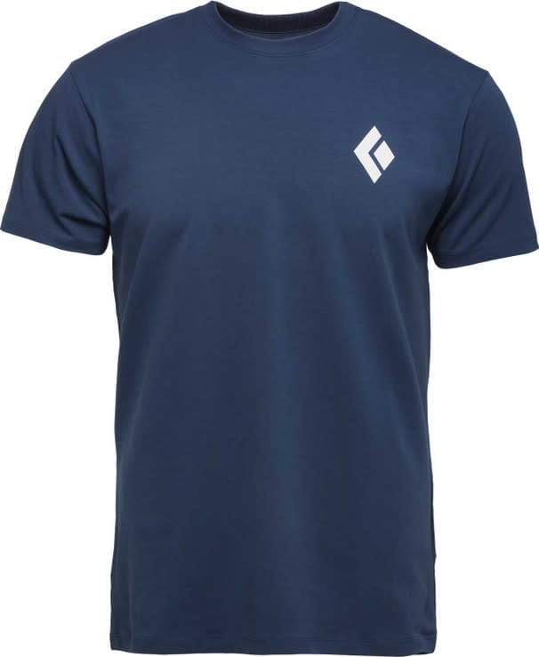 Black Diamond Men's SS Tee Equipment For Alpinist Indigo Black Diamond