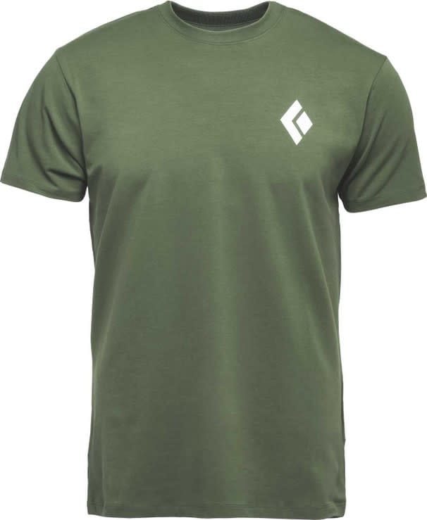 Black Diamond Men's SS Tee Equipment For Alpinist Tundra Black Diamond