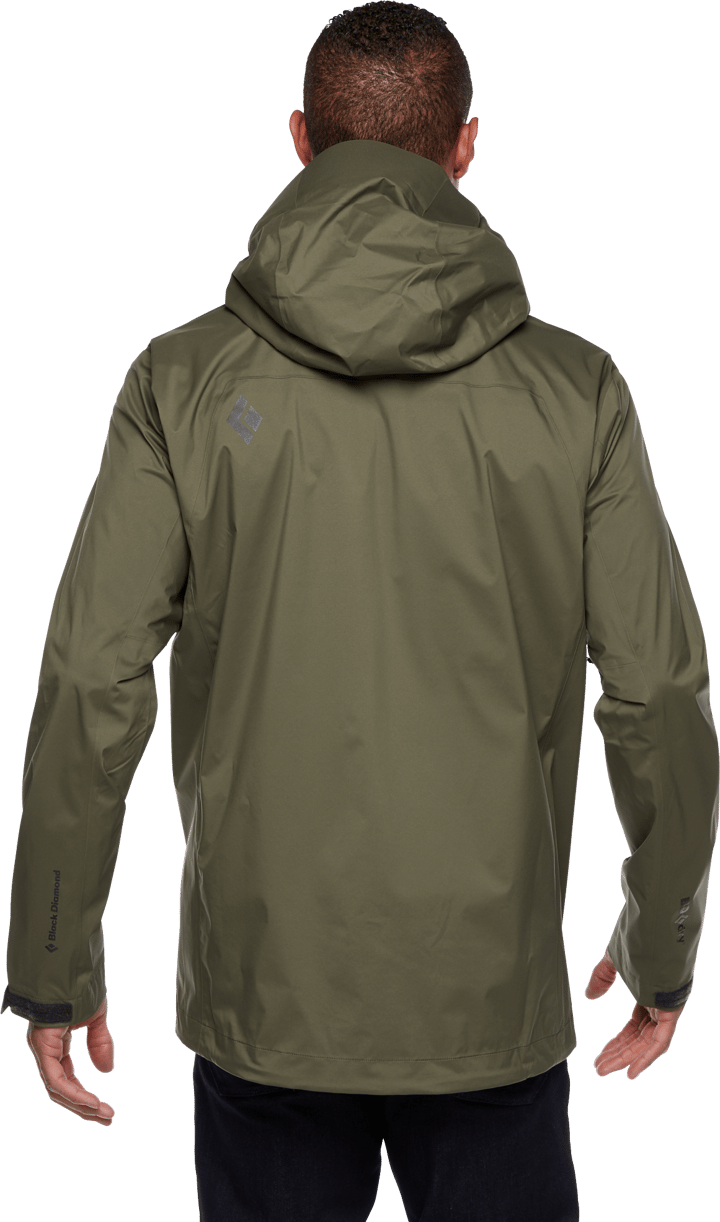 Black Diamond Men's Stormline Stretch Rain Shell Tundra Black Diamond