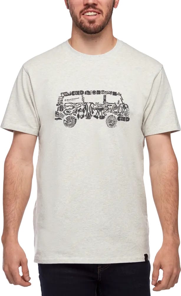 Black Diamond Men's Vantastic Tee Birch Heather Black Diamond