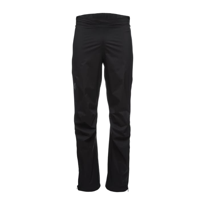 Men StormLine Stretch Full Zip Rain Pants Black Black Diamond