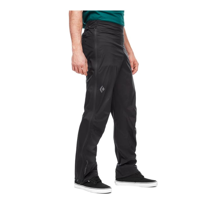 Black Diamond Men StormLine Stretch Full Zip Rain Pants Black Black Diamond