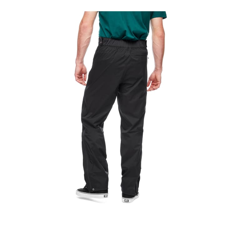 Black Diamond Men StormLine Stretch Full Zip Rain Pants Black Black Diamond