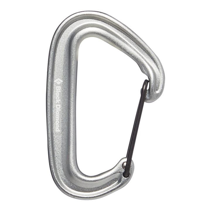 MiniWire Carabiner Light Gray Black Diamond