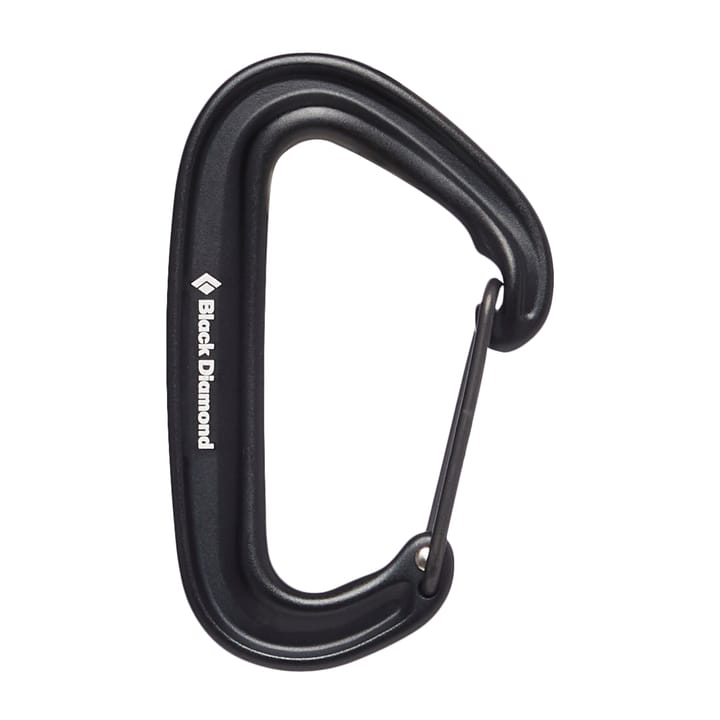 Black Diamond MiniWire Carabiner Black Black Diamond