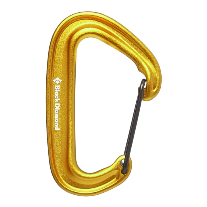 Black Diamond MiniWire Carabiner Yellow Black Diamond