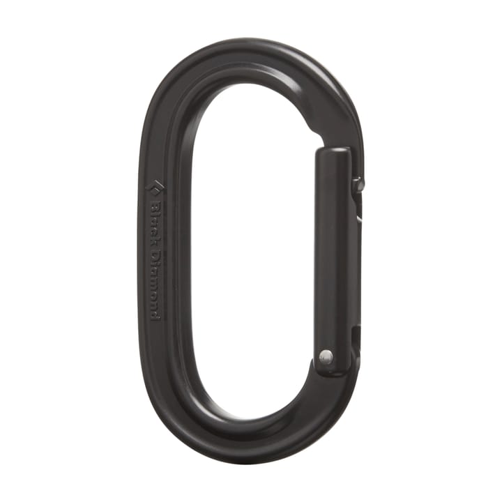 Black Diamond Oval Keylock Carabiner Black Black Diamond