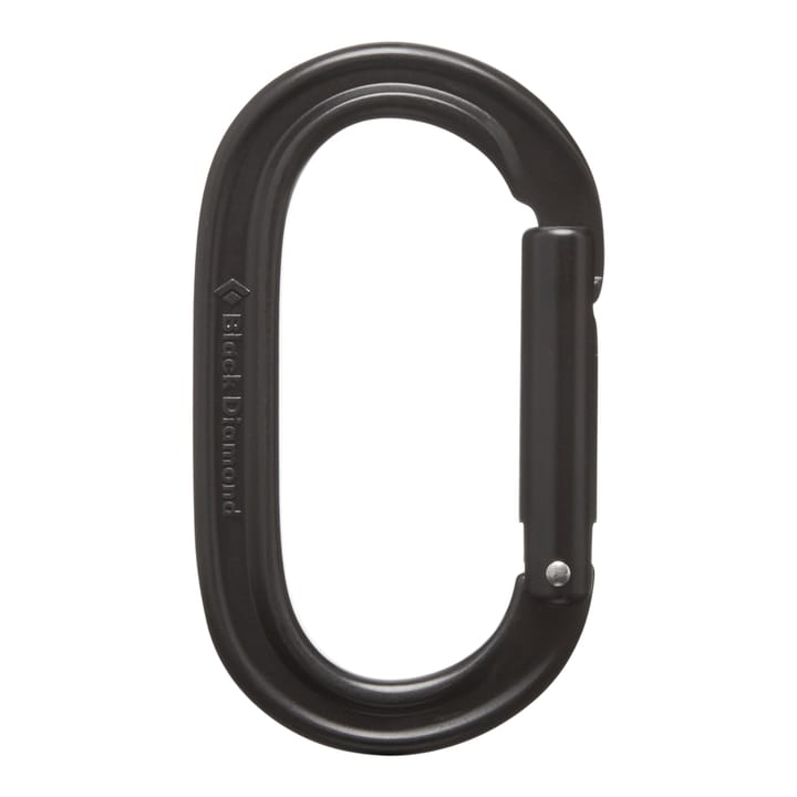 Black Diamond Oval Keylock Carabiner Black Black Diamond