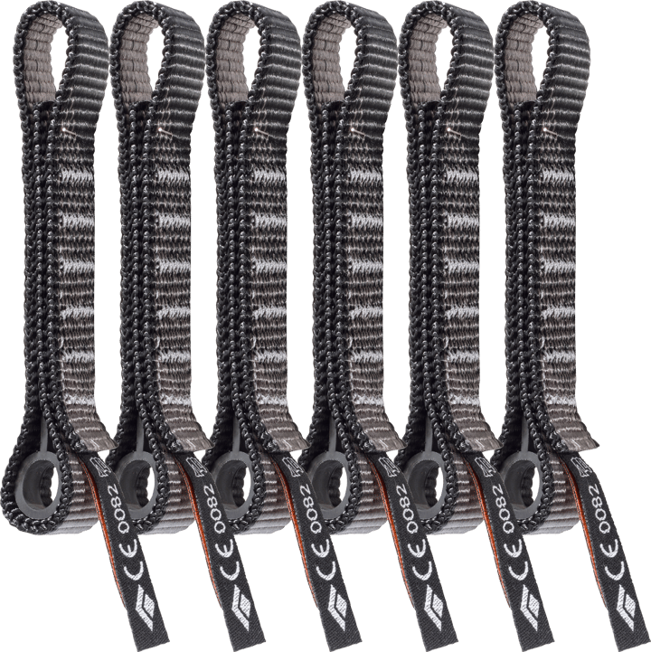 Black Diamond Standard Dogbone 12cm 6-Pack Grey Black Diamond
