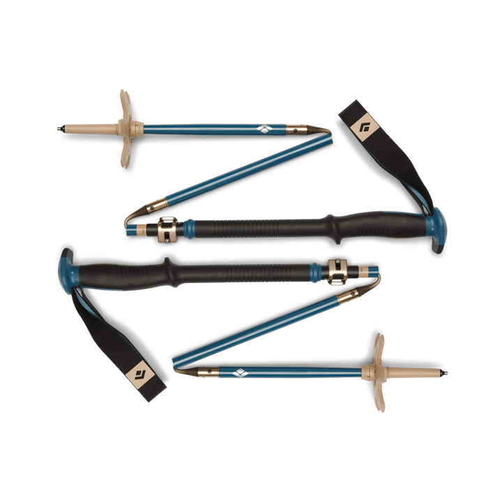Black Diamond Traverse Compactor Ski Poles Creek Blue Black Diamond