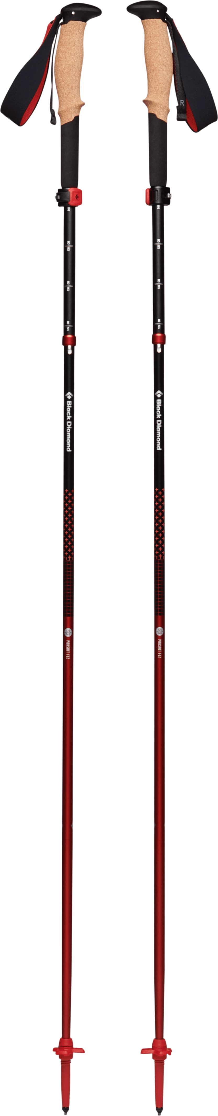 Black Diamond Unisex Pursuit Flz Trekking Poles Black-Octane