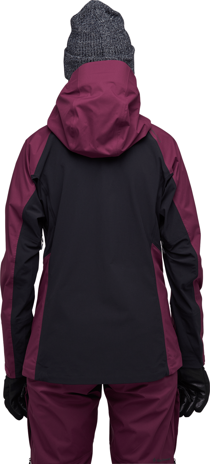 Women's Dawn Patrol Hybrid Shell Jacket White-Blackberry-Black Black Diamond