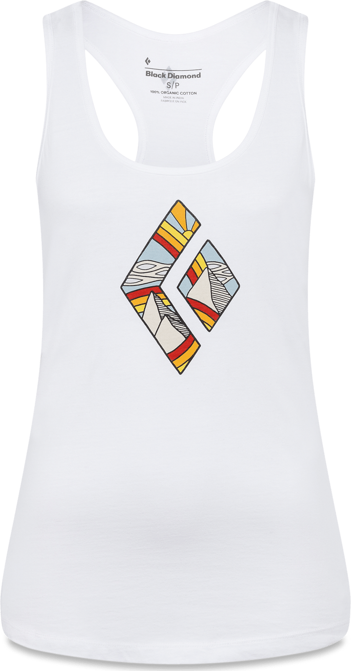 Black Diamond Women's Rainbow Diamond Tank White Black Diamond