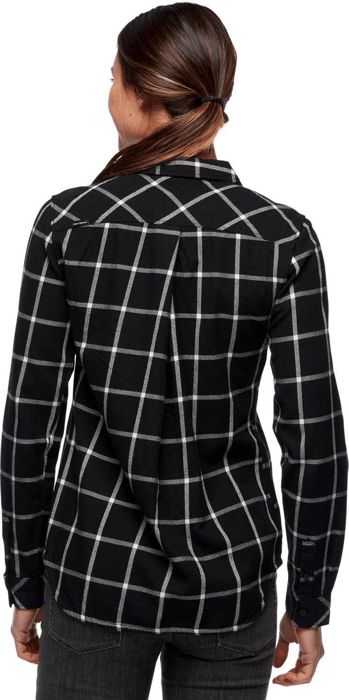 Black Diamond Women's Serenity Flanell Shirt Black/Alloy Plaid Black Diamond