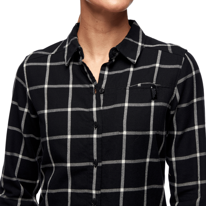 Black Diamond Women's Serenity Flanell Shirt Black/Alloy Plaid Black Diamond