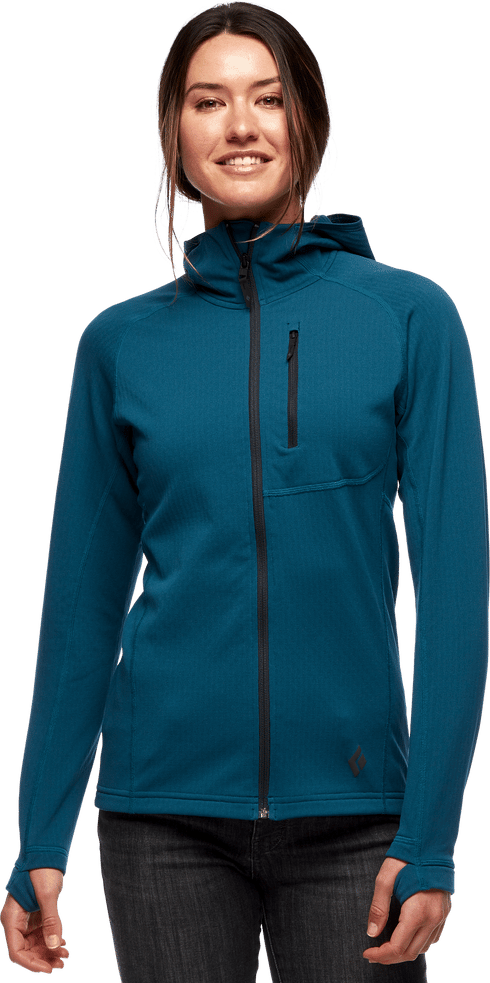 Women's Coefficient Fleece Hoody Azurite