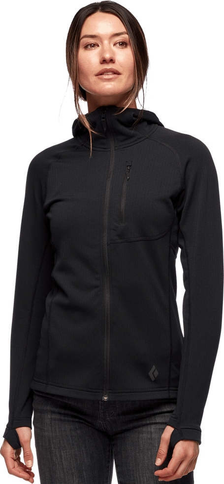 Black Diamond Women's Coefficient Fleece Hoody Black