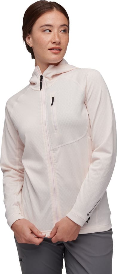 Women's Coefficient Fleece Hoody Ice Pink Black Diamond