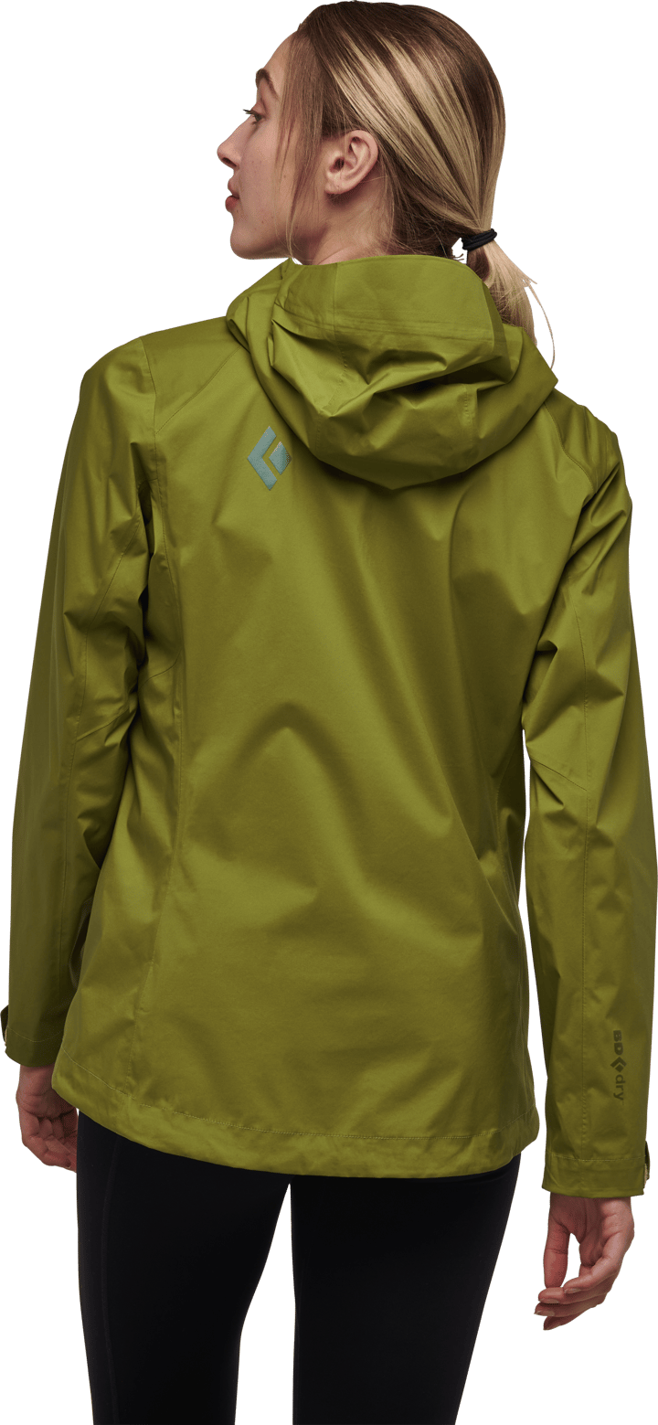 Women's Stormline Stretch Anorak Camp Green Black Diamond