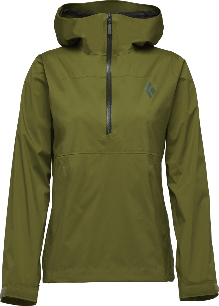 Women's Stormline Stretch Anorak Camp Green Black Diamond