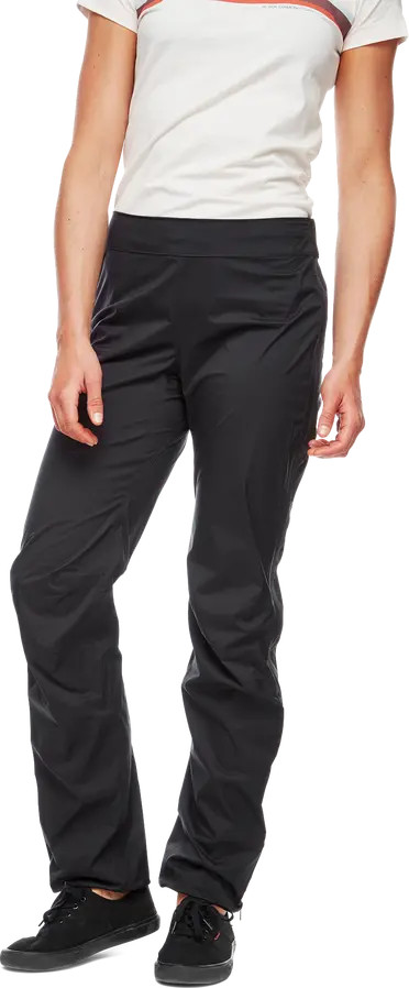 Women’s Stormline Stretch Full Zip Rain Pants Black