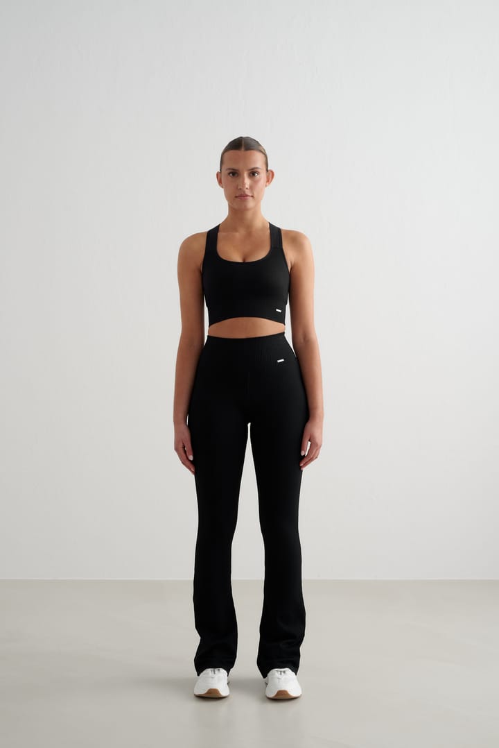 Aim'n Women's High Support Ribbed Bra Black Aim'n