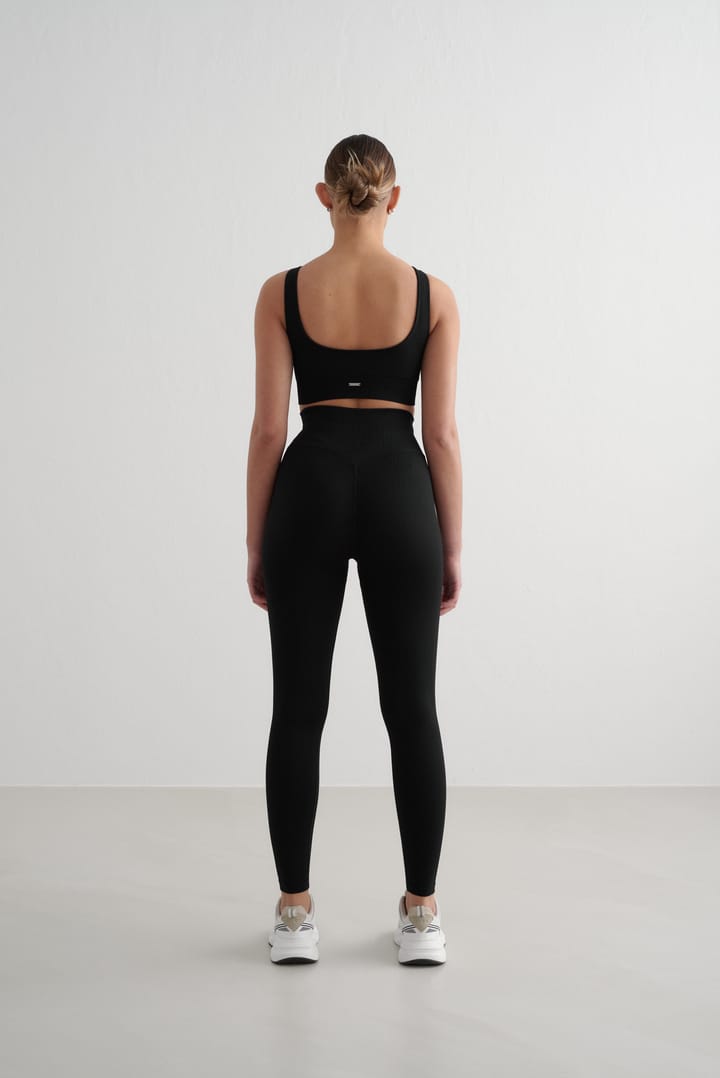 Aim'n Women's Ribbed Seamless Tights Black Aim'n
