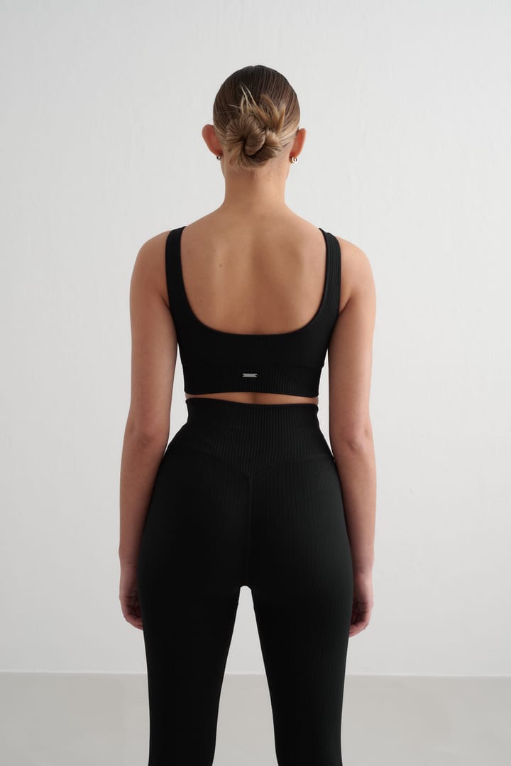 Aim'n Women's Ribbed Seamless Tights Black Aim'n