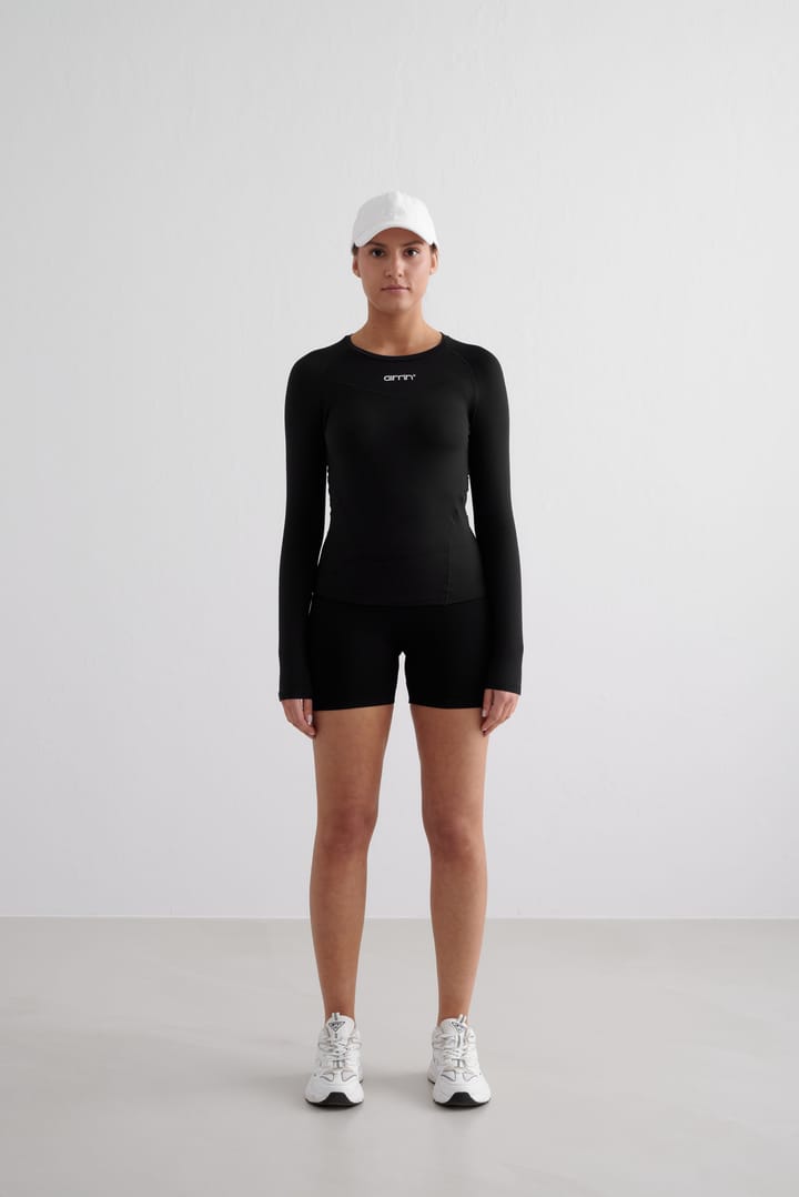 Aim'n Women's Soft Basic Long Sleeve Black Aim'n