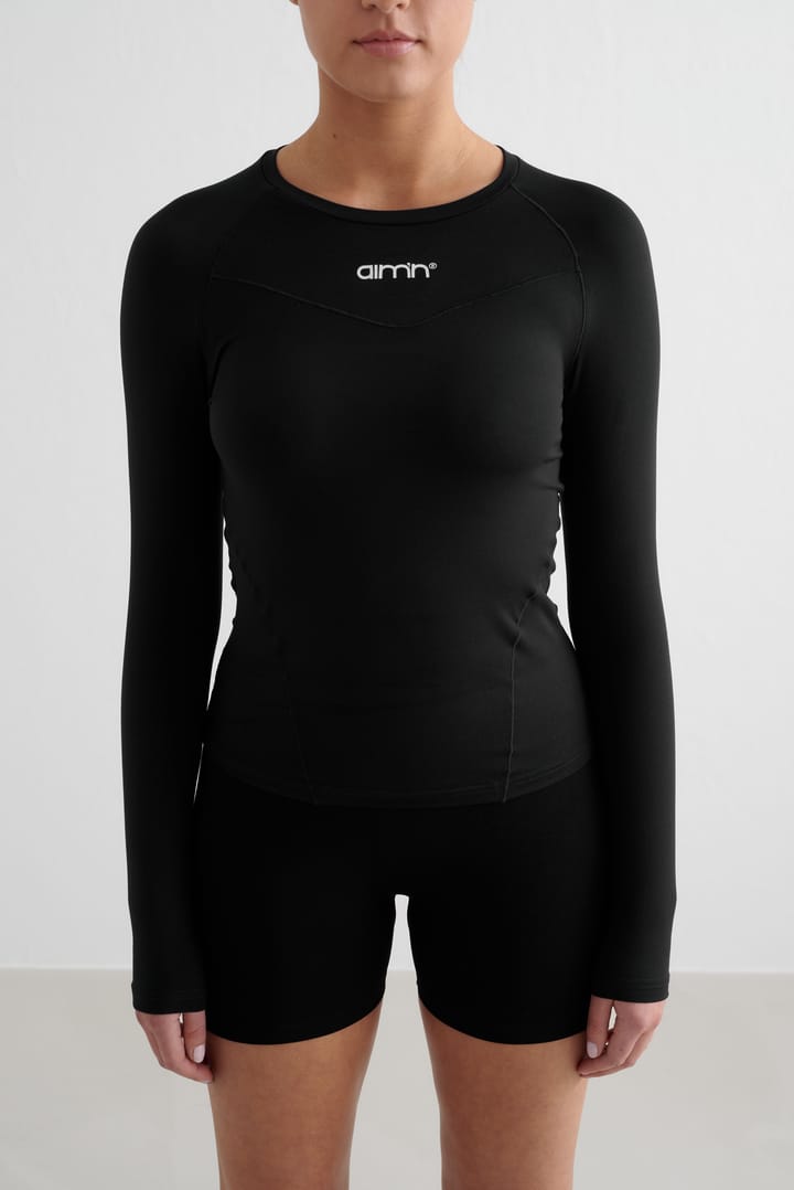 Aim'n Women's Soft Basic Long Sleeve Black Aim'n