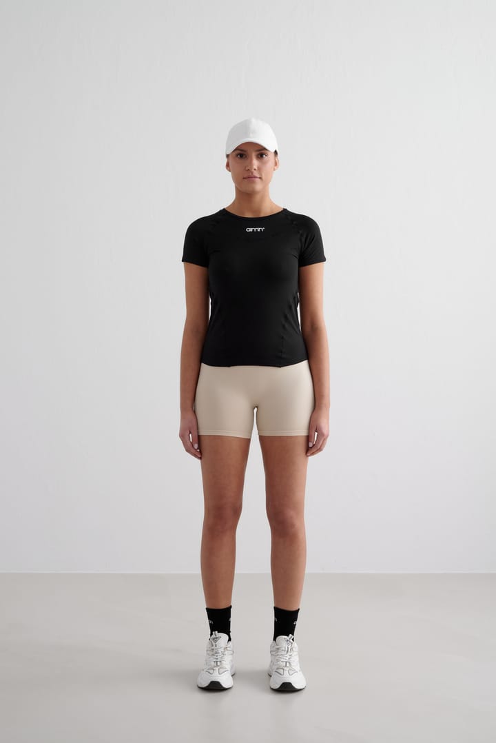 Aim'n Women's Soft Basic Short Sleeve Black Aim'n