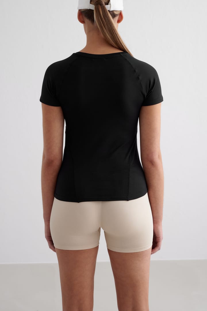 Aim'n Women's Soft Basic Short Sleeve Black Aim'n