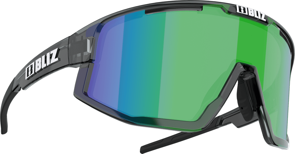 Fusion Small Crystal Black/Brown with Green Multi