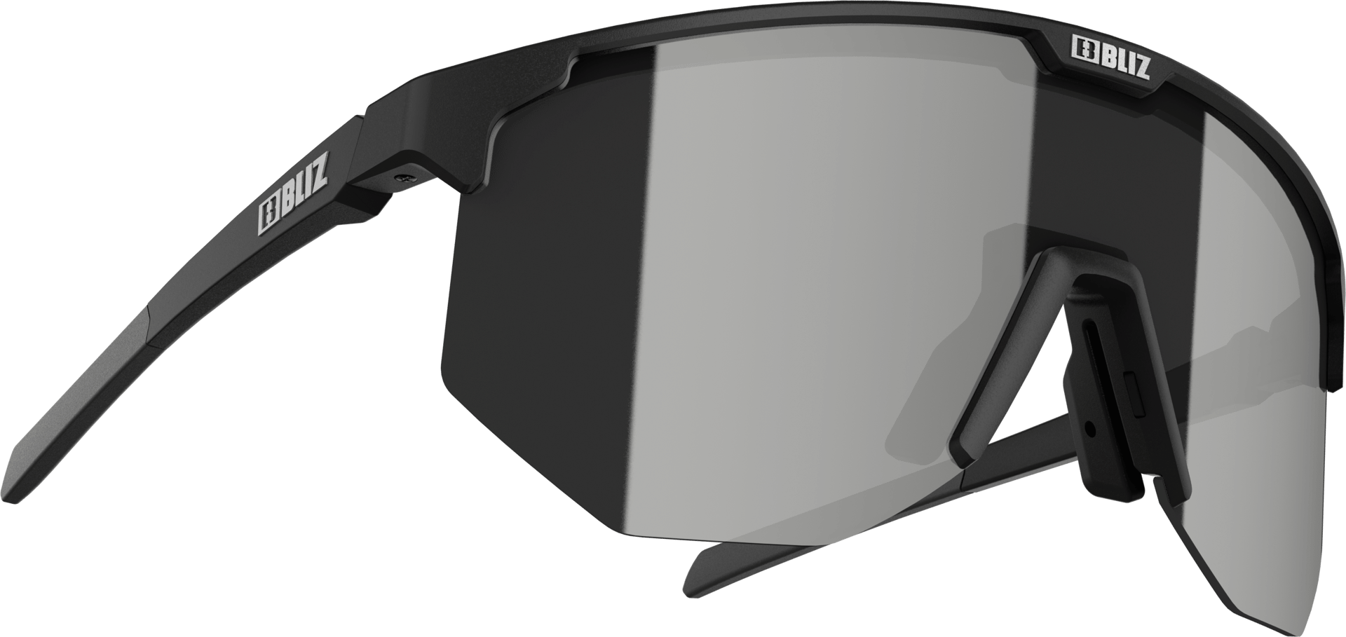 BLIZ Hero Matt Black/Smoke with Silver Mirror solglasögon herr – bild 3