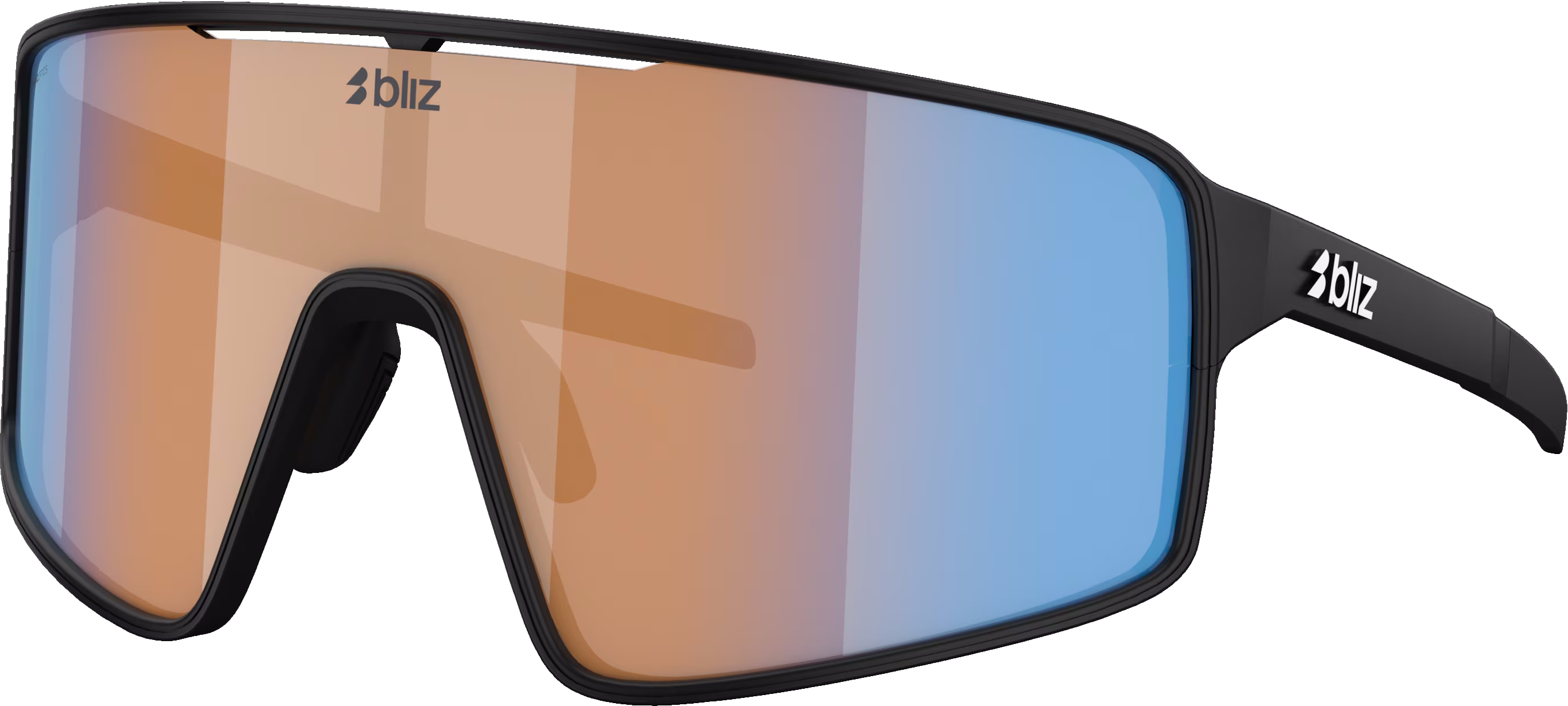 Bliz P001 Matt Black / Nano Optics Nordic Ligh Coral - Orange W Blue Multi