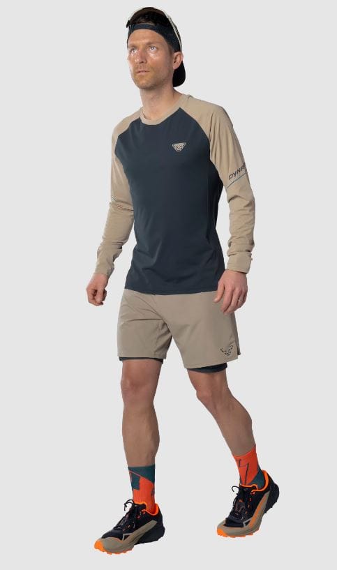 Dynafit Men's Alpine Pro Long-Sleeved Tee Blueberry/Rock Khaki Dynafit Dynafit Men's Alpine Pro Long-Sleeved Tee Blueberry/Rock Khaki Dynafit