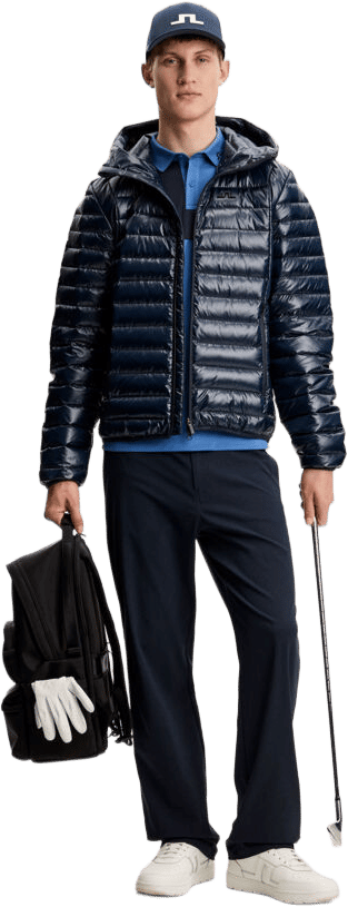 J.Lindeberg Men´s Oden Light Down Hood Jl Navy J.Lindeberg