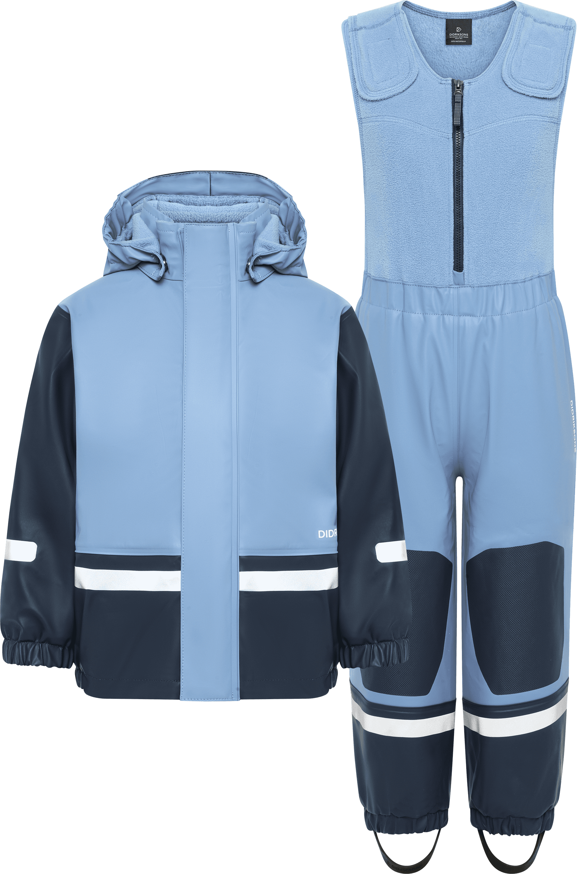 Didriksons Kids' Boardman Set 12 Winter Blue