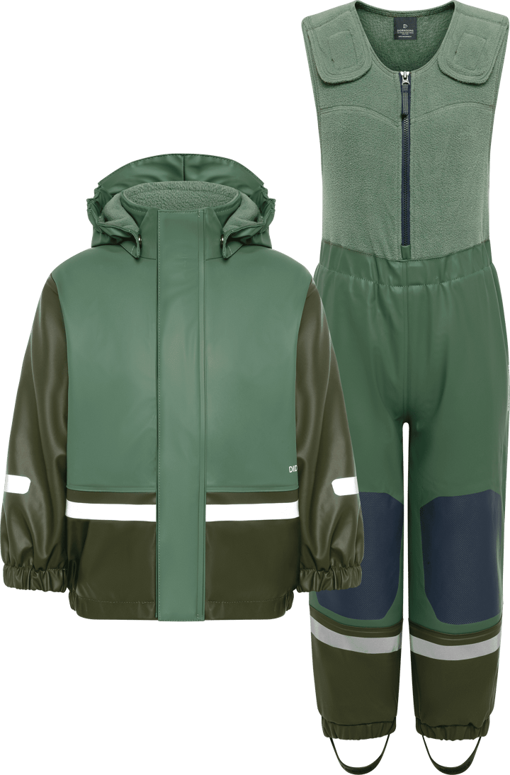Didriksons Kids' Boardman Set 12 Dark Moss Didriksons