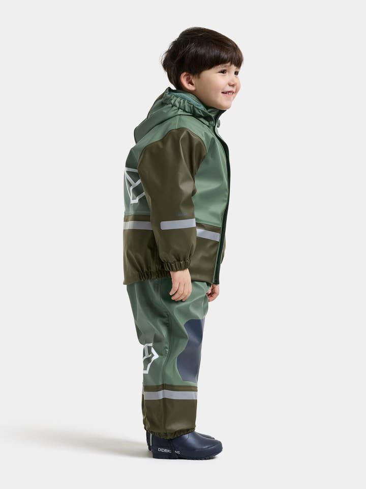 Didriksons Kids' Boardman Set 12 Dark Moss Didriksons