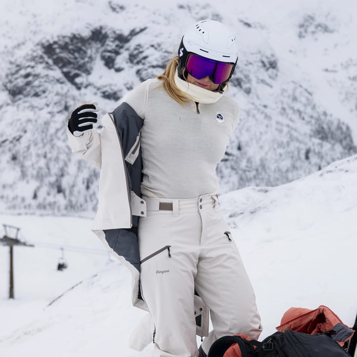 Bergans Women's Oppdal Insulated Shell Pants Bone White Bergans